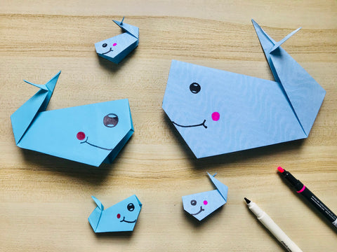 Origami Whale