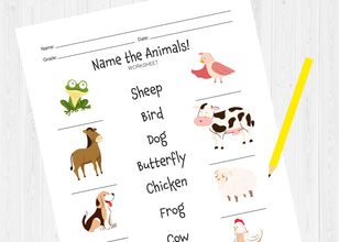 Name the Animals!