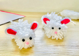 DIY Pom-pom Bunny