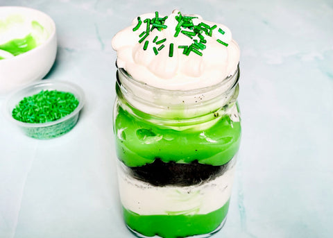 St. Patrick's Cake in a Cup