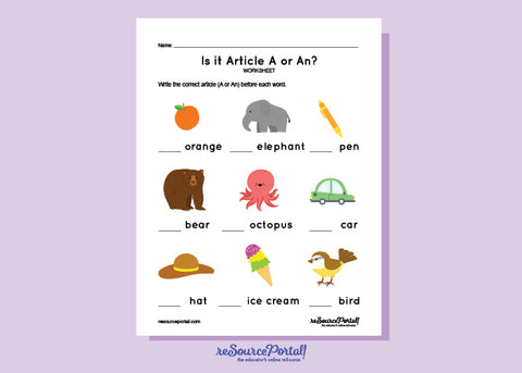 Is it Article A or An?