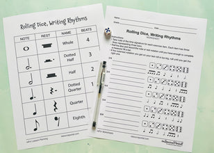 Rolling Dice,  Writing Rhythms