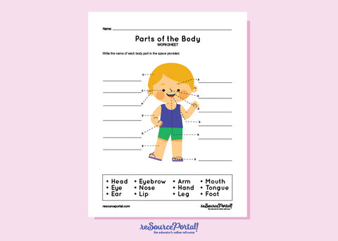 Parts of the Body (Boy)