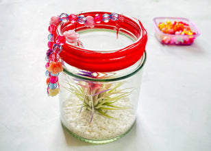 Bejeweled Hanging Pot