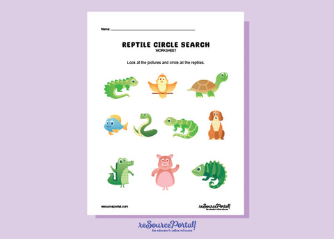 Reptile Circle Search