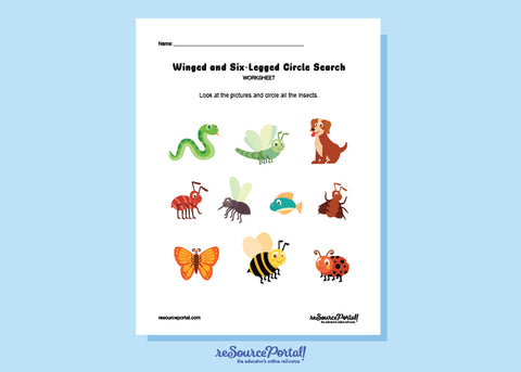 Winged and Six-Legged Circle Search