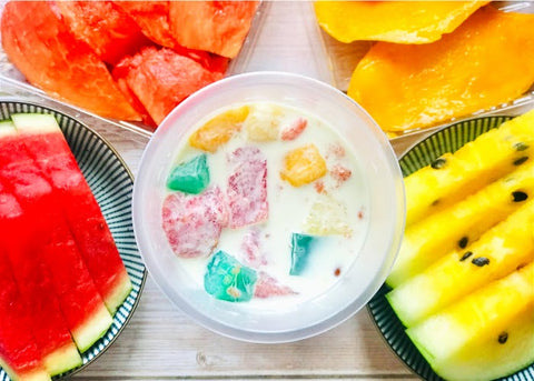 Creamy Tropical Fruit Salad