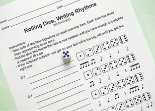 Rolling Dice,  Writing Rhythms