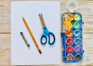 Water Crayon Hearts for Valentines