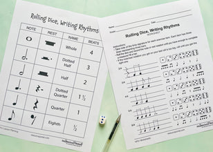 Rolling Dice,  Writing Rhythms